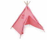  Tipi sátor 80x80x95 cm - rózsaszín közepes méretű