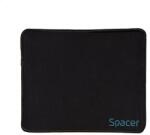 Spacer MOUSE PAD SPACER SP-PAD-S, cauciuc si material textil, cusut pe margine, 220x180x2mm, negru (SP-PAD-S) Mouse pad