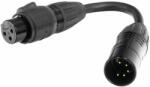 Accu-Cable DMX 5-pin M to 3-pin FM IP65