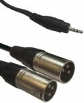 Accu-Cable AC-J3S-2XM/3 35 Jack Stereo to 2x XLR m