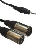 Accu-Cable AC-J3S-2XM/15 35 Jack Stereo to 2x XLR