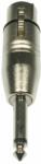 Accu-Cable AC-A-XF3/J6M XLR3pol F- Jack 63mm mono