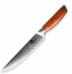 Dellinger szeletelő kés faragás 8, 5" (210mm) Rózsa-fa damaszkusz