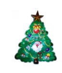  Dekorációs termékek KID 314 - LED-es ablakdísz, karácsonyfa