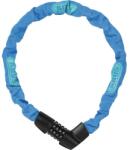ABUS Tresor 1385 láncos, számzáras kerékpárzár, neon kék 75 cm