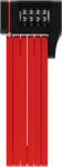 Abus uGrip Bordo 5700 Combo, számzáras, tokkal, 80 cm, piros