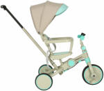  Tolható tricikli napernyővel - kék/szürke (800012858)