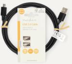Nedis USB kábel | USB 2.0 | USB-A Dugasz | Mini 5-Pin Dugasz | 480 Mbps (CCGL60301BK20)