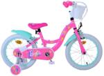 Volare - Bicicleta pentru copii Barbie - Fete - 16 inch - Roz - Doua frane de mana (V-31655-SAFW) Papusa Barbie