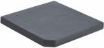 vidaXL Placă de greutate umbrelă, negru, granit, 25 kg, pătrat (313669)