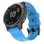  Curea din SILICON Garmin Fenix 7X albastru deschis