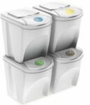 Prosperplast Sortibox 4 × 35 l, hamuszínű (IKWB35S4-427C)