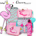 Baagl flamingós iskolatáska SZETT 4 részes - Queen Flamingo (8595689321086SZ2)