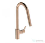 Ideal Standard GUSTO kihúzható fejes, 2 funkciós mosogató csaptelep, Sunset rose BD416J4 (BD416J4)