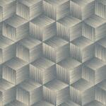 As Creation Tapet abstract Cuburi bleumarin