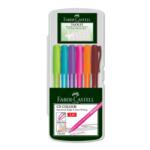 Faber-Castell Roller 1Mm Gel Cx Colour Cutie Plastic 6 buc Faber-Castell (FC247202)