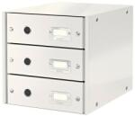 Leitz Suport cu 3 sertare, din carton laminat, LEITZ Click & Store - alb (L-60480001)