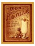  Panou Afisaj Pluta Imprimat ''pina Colada'' 40x30 Cm (530400)