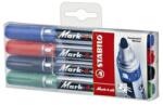 STABILO PERMANENT MARKER STABILO MARK-4-ALL, varf rotund, 4 buc/set (960102) - officeclass
