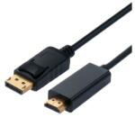 Valueline STANDARD Kábel DisplayPort - HDMI 5m, fekete S3683-10 (S3683-10)