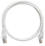 NIKOMAX Patch kábel S/FTP, CAT6a, PVC, 1m, fehér NMC-PC4SA55B-010-WT (NMC-PC4SA55B-010-WT)