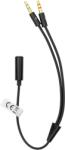 SBOX 35F-2X35M/R 3.5mm jack anya - 2x 3.5mm jack apa adapter SBOX 35F-2X35M/R (SBOX 35F-2X35M/R)