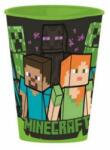 QX Minecraft: Műanyag pohár - 260 ml