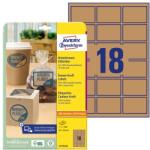 AVERY Etikett AVERY L7110-25 62x42mm termék címke környezetbarát barna kraft 450 címke/doboz 25 ív/doboz (L7110-25)
