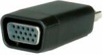  HDMI-VGA fekete adapter