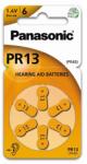 Panasonic elem (PR13L/6LB, 1.4V, cink-levegő) 6db/csomag PR13-6LB (PR13-6LB)