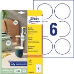 AVERY Etikett AVERY L6229REV-10 80mm univerzális kör visszaszedhető 10 ív/csomag (6229REV-10) - pcx