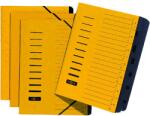 PAGNA A4 7 rekeszes A-Z sárga rendezőmappa P2408105 (P2408105)