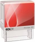 COLOP Bélyegző, COLOP "Printer IQ 20" fehér ház - fekete párnával 01462016 (01462016)