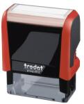 TRODAT Bélyegző TRODAT Printy 4.0 4912 tűzpiros ház fekete párna 4912P/F (4912-PS-FK)