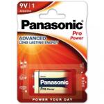 Panasonic PRO POWER szupertartós elem (6LR61, 9V, alkáli) 1db/csomag 6LR61PPG-1BP (6LR61PPG-1BP)