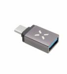 FIXED USB-C - USB-A átalakító, aluminum, szürke FIXA-UC-GR (FIXA-UC-GR)