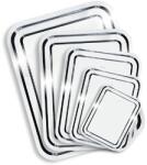  Tálca szögletes rozsdamentes acél krómozott 25 x 21 cm 1605SIS001 (1605SIS001)