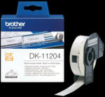 Brother Etikett címke DK-11204, 17mm x 54mm, Elővágott (stancolt), Fehér alapon fekete, 400 db DK11204 (DK11204)