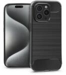 Haffner PT-6859 Apple iPhone 15 Pro Carbon fekete szilikon hátlap (PT-6859) - pcx