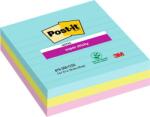 POST-IT 3M Post-it Super Sticky Miami 101x101mm vonalas 3 db/cs. jegyzettömb 100 PEFC, SGSCH-PEFC-COC-110078 7100234643 (7100234643)