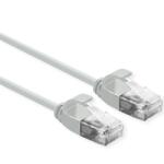 Roline Kábel UTP CAT6a LSOH, Slim, kihúzásgátló, 2m, szürke 21.15. 3905-100 (21.15.3905-100)