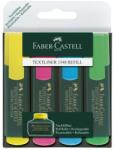 Faber-Castell Szövegkiemelő, 1-5 mm, FABER-CASTELL, "Textliner 48", 4 különböző szín 154804 (154804)
