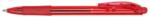 Pentel Golyóstoll, 0, 35 mm, nyomógombos, PENTEL "BK417", piros BK417-B (BK417-B)