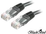 BlackBird Kábel Patch UTP CAT. 5E 3m Fekete BH1224 (BH1224)