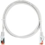 NIKOMAX Patch kábel S/FTP CAT6a LSOH, Essential Series, 5m, fehér NMC-PC4SA55B-ES-050-C-WT (NMC-PC4SA55B-ES-050-C-WT)