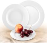 ROTBERG Basic fehér 24cm 6db-os porcelán lapostányér szett 1200BAS001 (1200BAS001)