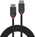 Lindy Kábel DisplayPort 1.2 DP - DP, Black Line, 4K60Hz, M/M, 1m, fekete 36491 (36491)