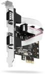 AXAGON 2x Soros port bővítő kártya PCIe (PCEA-S2N) (PCEA-S2N) - pcx