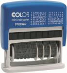 COLOP Dátum- és szövegbélyegző, 12 féle szöveggel, COLOP "S120/WD" 01051254 (01051254)