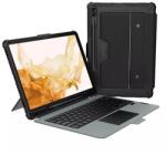 Nillkin Samsung Tab S9 LTE NILLKIN BUMPER COMBO BACKLIT billentyűzetes defender tok QWERTY, ceruza tartó, FEKETE GP-155013 (GP-155013)